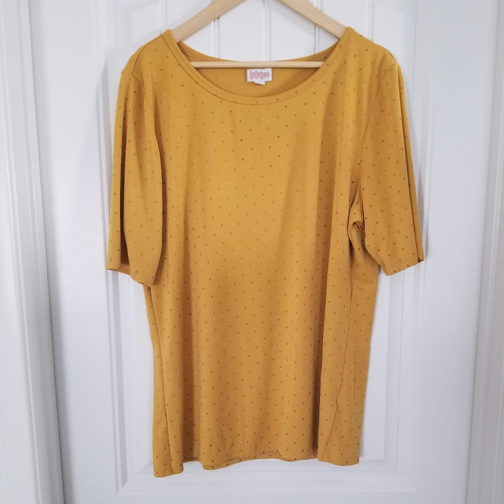 3XL Elegant Gigi - Lularoe - Golden Yellow